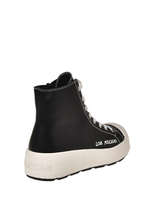 Love Moschino Siyah - Beyaz Kadın Sneaker JA15875G0HIA000A 4
