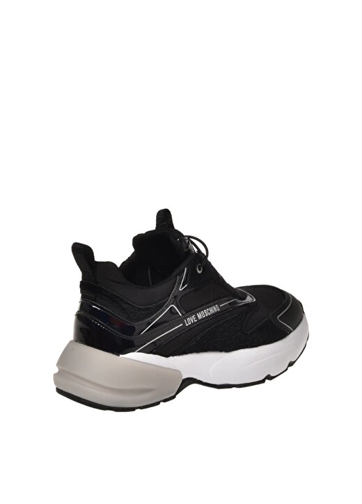 Love Moschino Siyah - Beyaz Kadın Sneaker JA15025G0HIN600A 2
