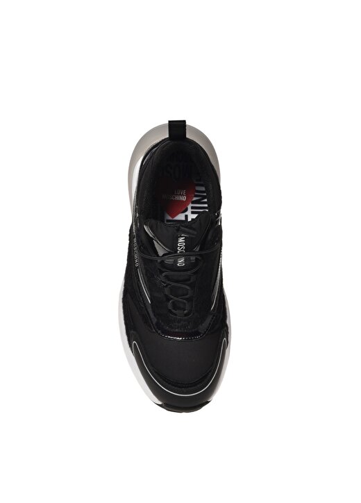 Love Moschino Siyah - Beyaz Kadın Sneaker JA15025G0HIN600A 3