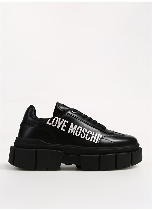 Love Moschino Siyah - Beyaz Kadın Sneaker JA15666G1HIA0000 1