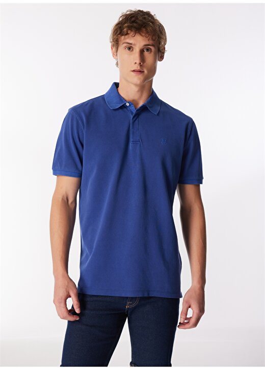Mavi Düz Mavi Erkek Polo T-Shirt M0612013-70907_POLO TİŞÖRT 3