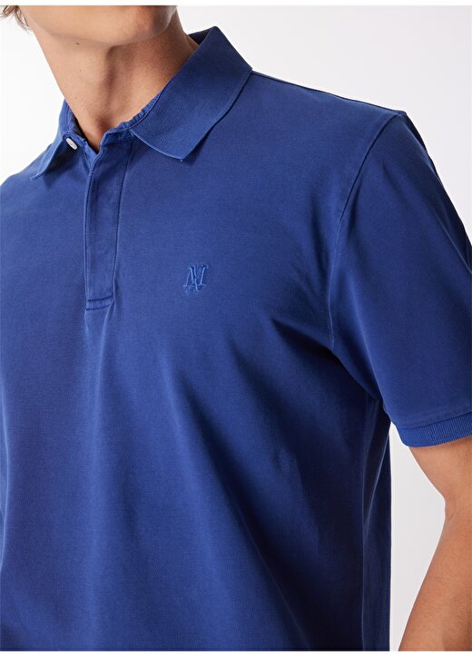 Mavi Düz Mavi Erkek Polo T-Shirt M0612013-70907_POLO TİŞÖRT 4