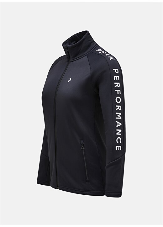 Peak Performance Siyah Kadın Dik Yaka Sweatshirt G79433020_W Rider Zip Jacket 3