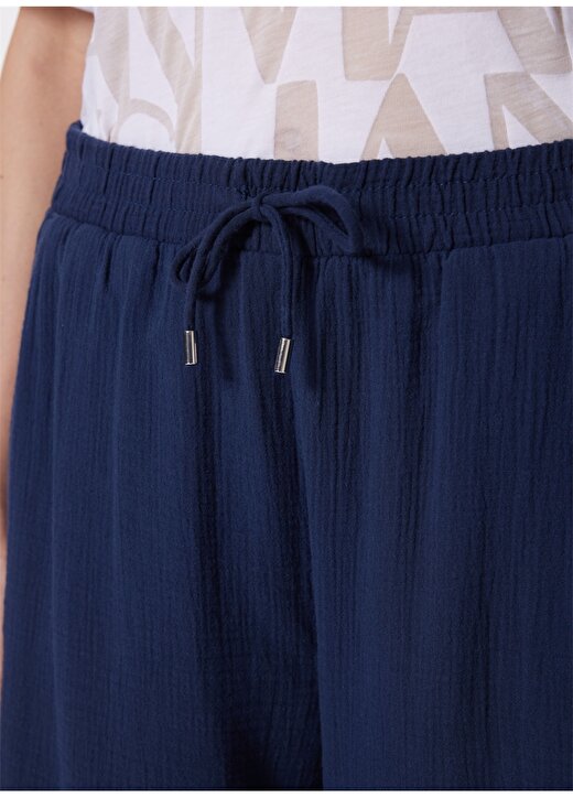 Mavi Düşük Bel Standart Lacivert Kadın Pantolon M1010696-82318-DOKUMA PANTOLON 4