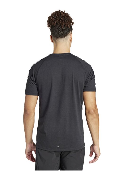 Adidas Siyah Erkek Yuvarlak T-Shirt IQ3834 OTR E 3S TEE 4