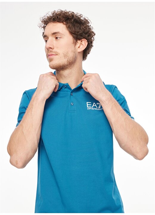 EA7 Saks Erkek Polo T-Shirt 6RPF01PJ7BZ1584 3