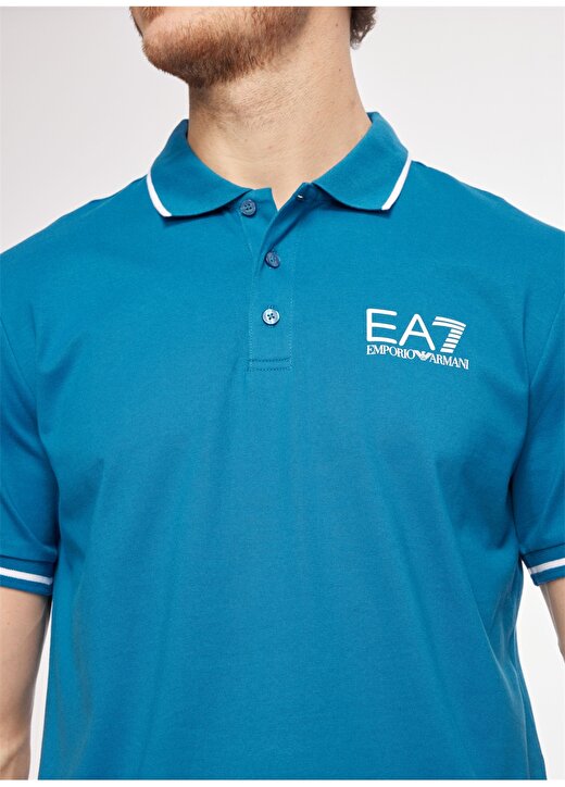 EA7 Saks Erkek Polo T-Shirt 6RPF01PJ7BZ1584 4