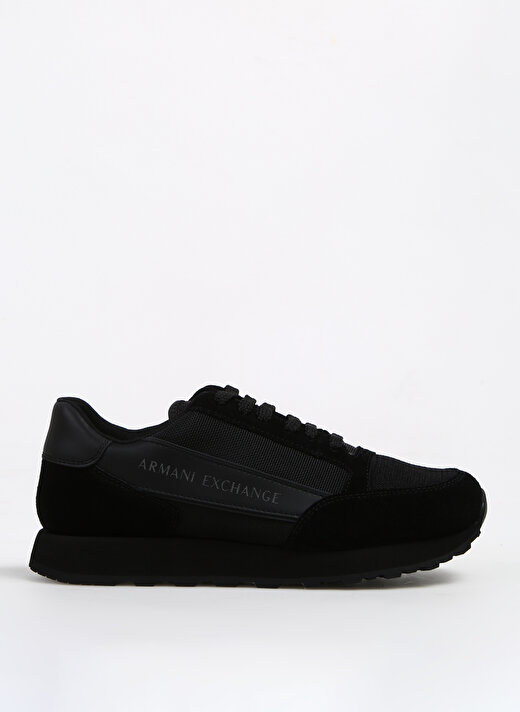 Armani Exchange Siyah Erkek Deri Sneaker XUX083XV263  1