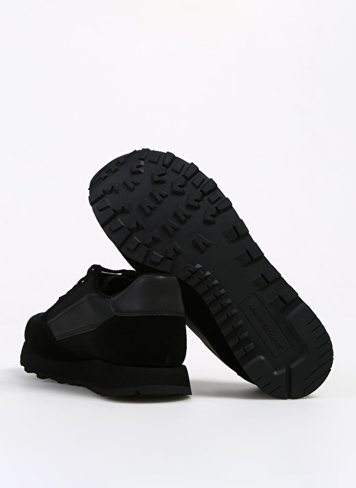 Armani Exchange Siyah Erkek Deri Sneaker XUX083XV263  4