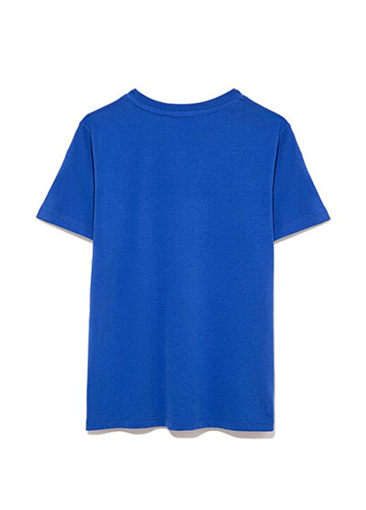 Mavi Baskılı Mavi Erkek T-Shirt MAVİ LOGO BASKILI TİŞÖRT Blue-2 4