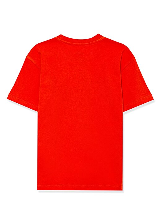 Mavi Baskılı Turuncu Erkek T-Shirt NEW YORK BASKILI TİŞÖRT Red 2