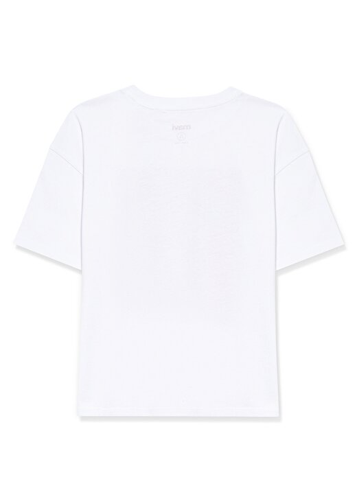 Mavi Baskılı Beyaz Erkek T-Shirt JURASSIC PARK BASKILI TİŞÖRT White 2