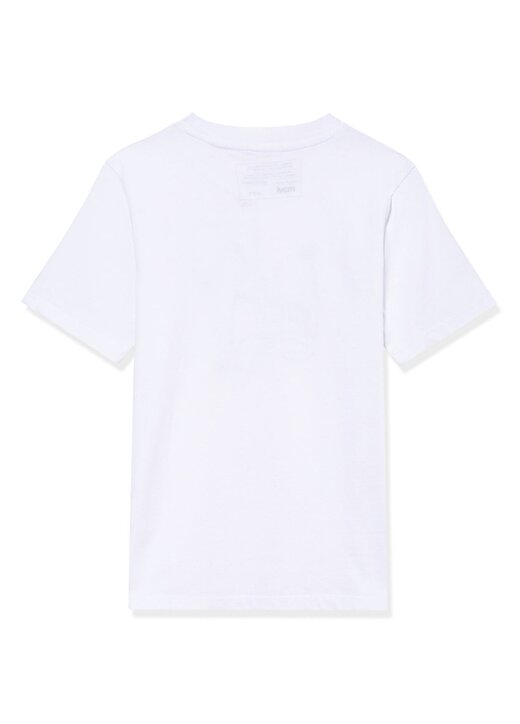 Mavi Baskılı Beyaz Kız Çocuk T-Shirt İSTANBUL KEDİ BASKILI TİŞÖRT White 2