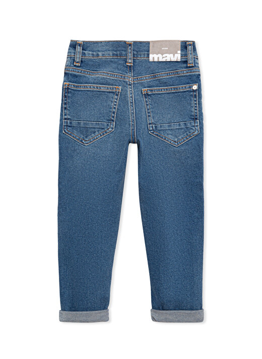 Mavi  TOM Lt Blue Normal Bel Açık Mavi Erkek Çocuk Denim Pantolon 3