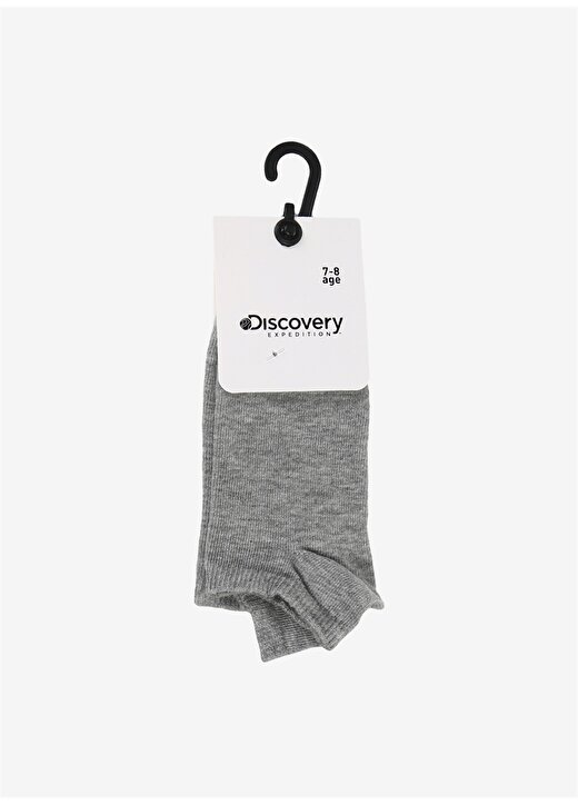 Discovery Expedition Gri Kız Çocuk Patik Çorap UL-CCK-PTK-KDN 1