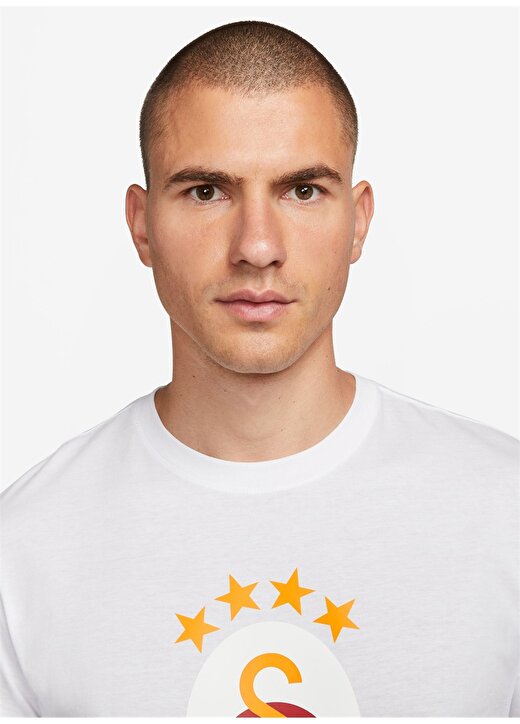 Nike Beyaz Erkek Galatasaray T-Shirt FJ7382-100 GS ZLS M NK CREST CLUB T 3