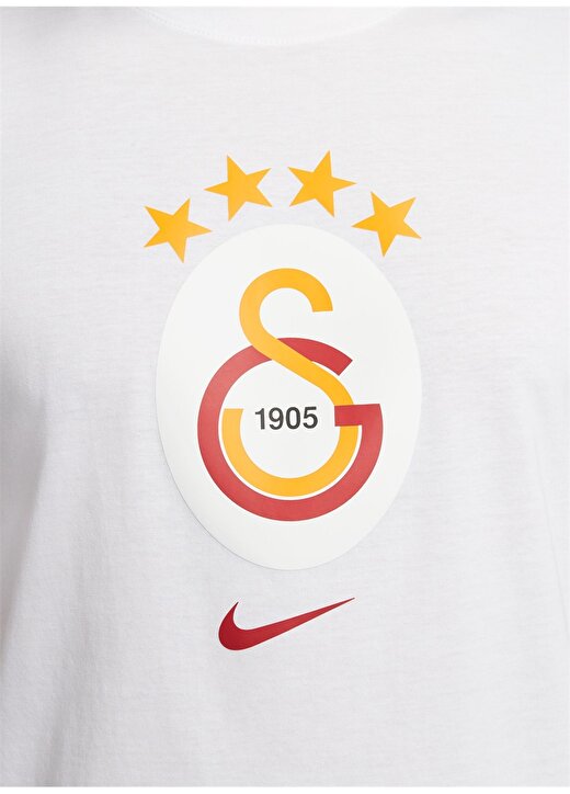 Nike Beyaz Erkek Galatasaray T-Shirt FJ7382-100 GS ZLS M NK CREST CLUB T 4