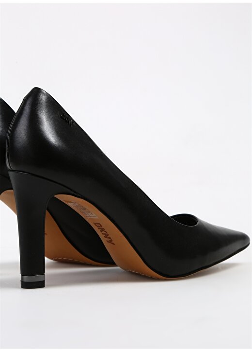 Dkny Siyah Kadın Deri Topuklu Ayakkabı K3352475BLK 3