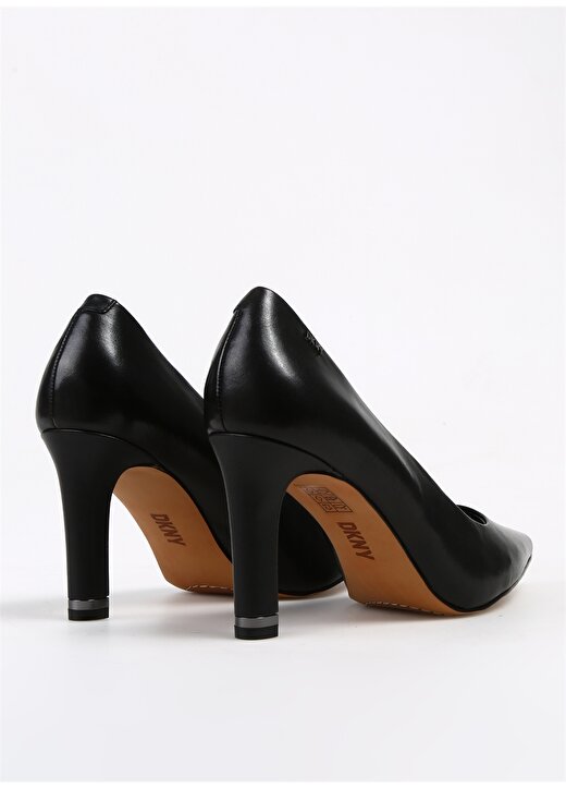 Dkny Siyah Kadın Deri Topuklu Ayakkabı K3352475BLK 4