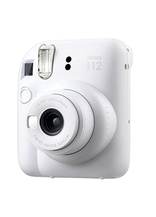 Instax Mini 12 Beyaz Fotoğraf Makinesi 10'Lu Film Kare Albüm Ve Deri Kılıf Bundle Box 4