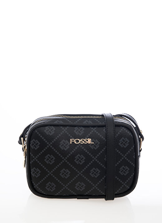 Fossil Siyah Kadın 19x13x8 cm Çapraz Çanta 05FM24Y1001  2