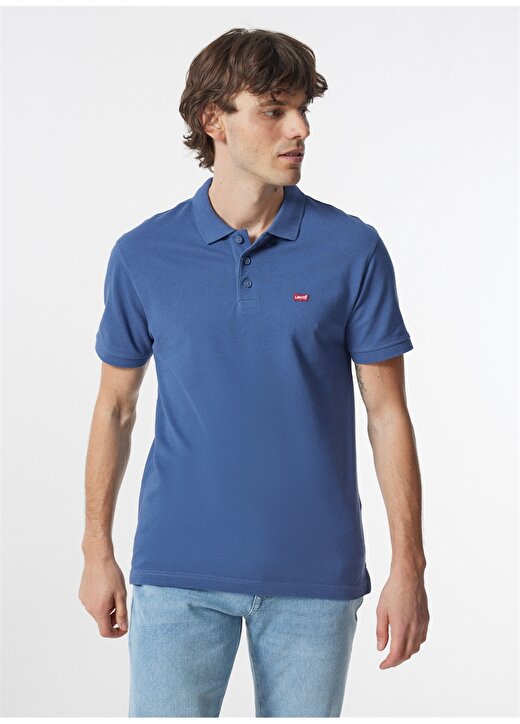 Levis Düz Açık Mavi Erkek Polo T-Shirt A2085-0001_LEVIS HM POLO CLASSIC VI 2