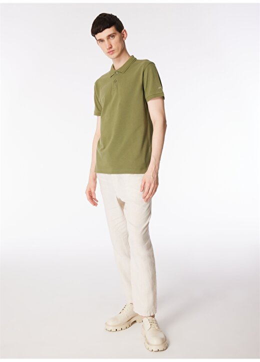 Levis Düz Yeşil Erkek Polo T-Shirt A9451-0002_THE STANDARD POLO BLUISH 2