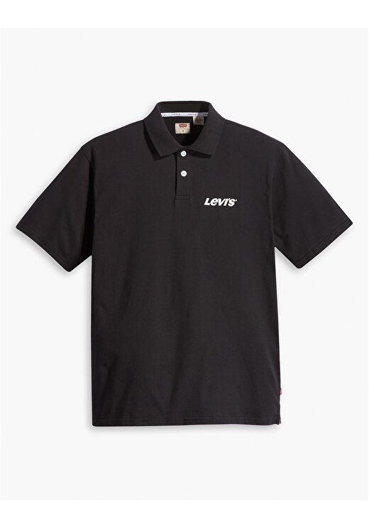 Levis Düz Siyah Erkek Polo T-Shirt A9441-0002_GRAPHIC VINTAGE FIT POLO 4
