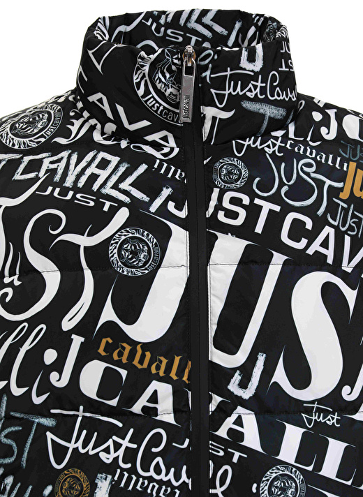 Just Cavalli Siyah - Beyaz Erkek Mont 75OAUD18 3