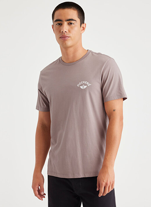 Dockers Yuvarlak Yaka Mor Erkek T-Shirt A1103-0255 1