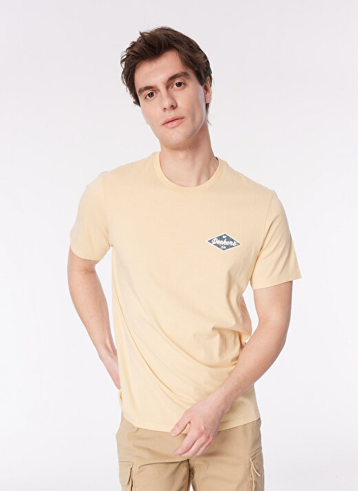 Dockers Yuvarlak Yaka Bej Erkek T-Shirt A1103-0258 1