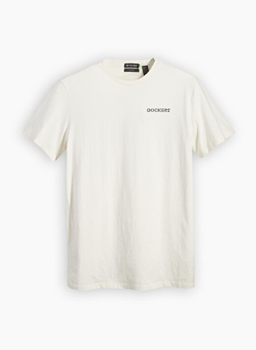 Dockers Yuvarlak Yaka Beyaz Erkek T-Shirt A1103-0206 3