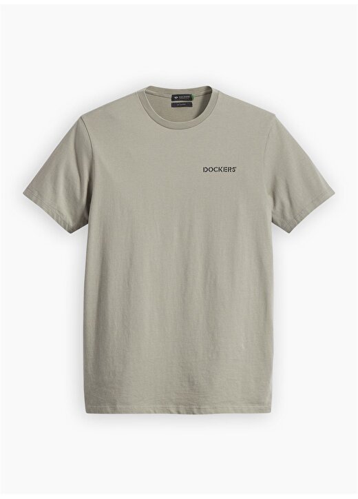 Dockers Yuvarlak Yaka Yeşil Erkek T-Shirt A1103-0207 3