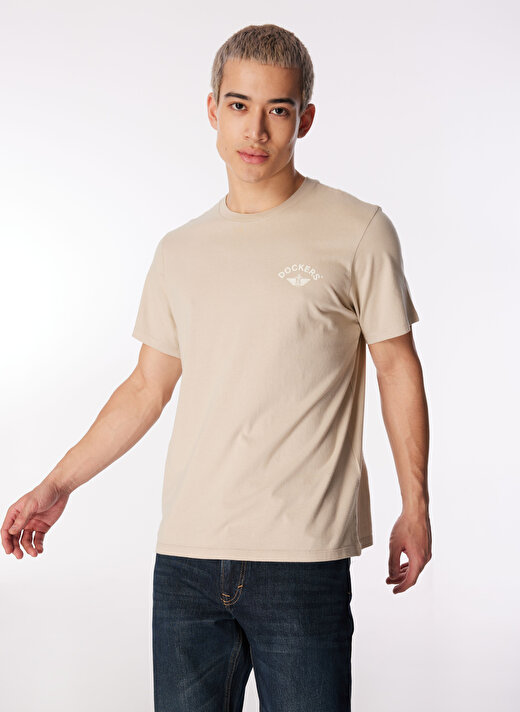 Dockers Yuvarlak Yaka Gri Erkek T-Shirt A1103-0246 2