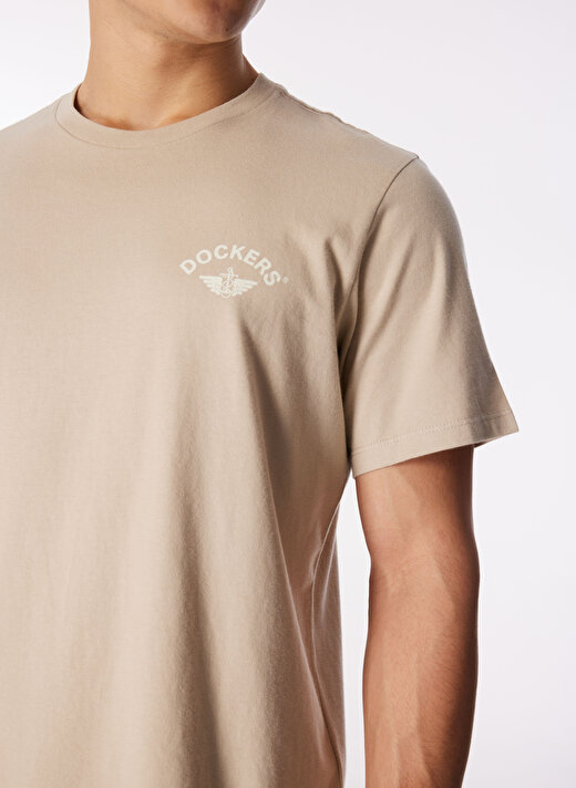 Dockers Yuvarlak Yaka Gri Erkek T-Shirt A1103-0246 4