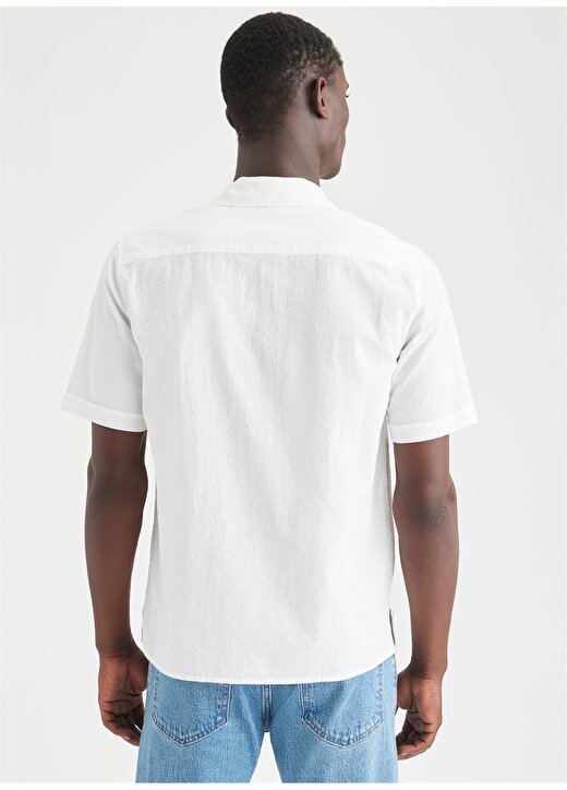 Dockers Beyaz Erkek Kısa Kollu Gömlek A1732-0034 2