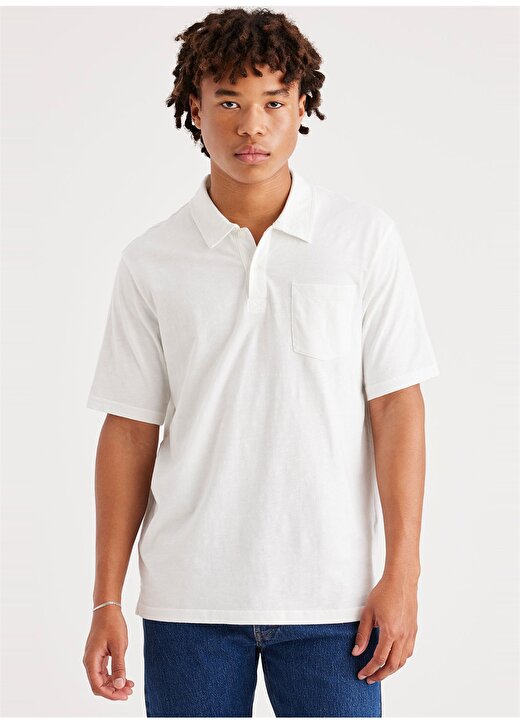 Dockers Beyaz Erkek Polo T-Shirt A5771-0000 1