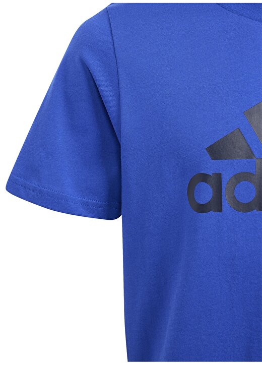 Adidas Düz Mavi Erkek T-Shirt IJ6264-U BL TEE 2