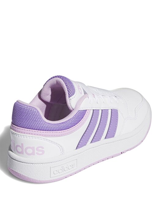 Adidas Beyaz Kız Çocuk Yürüyüş Ayakkabısı IG3832-HOOPS 3.0 K 4