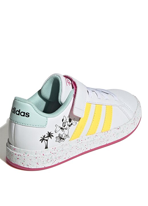 Adidas Beyaz Kız Çocuk Yürüyüş Ayakkabısı IF0926-GRAND COURT MINNIE EL K 4