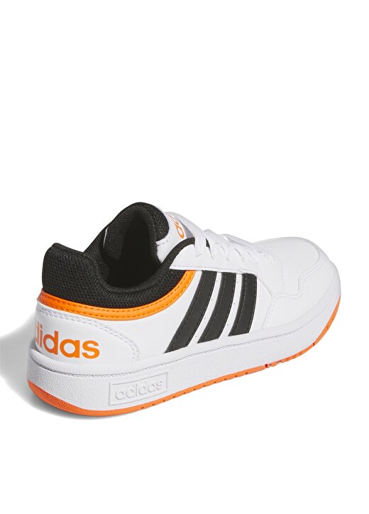 Adidas Beyaz Erkek Çocuk Yürüyüş Ayakkabısı IG3828-HOOPS 3.0 K 4