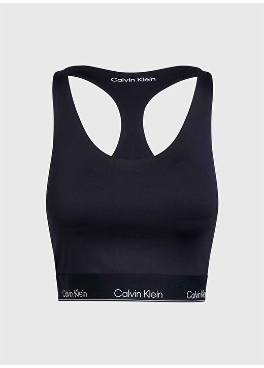 Calvin Klein Siyah Kadın Bisiklet Yaka Atlet 00GWS4K195BAE-WO - Tank (Cropped) 4