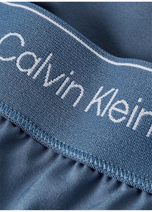 Calvin Klein Mavi Lastikli Bel Kadın Etek 00GWS4T9015BX-WO - Woven Skirt 3