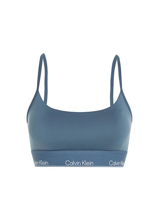 Calvin Klein Mavi Kadın U Yaka Normal Kalıp Sporcu Sütyeni 00GWS4K1915BX-WO -Bra Low Support 2