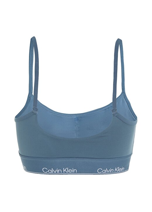 Calvin Klein Mavi Kadın U Yaka Normal Kalıp Sporcu Sütyeni 00GWS4K1915BX-WO -Bra Low Support 4