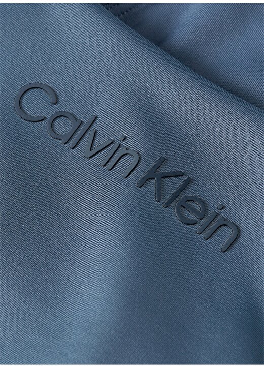 Calvin Klein Mavi Kadın U Yaka Standart Fit Sporcu Sütyeni 00GWS4K1715BX-Bra Medium Support 3