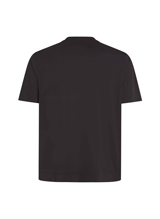Calvin Klein Siyah Erkek Bisiklet Yaka T-Shirt 00GMS4K189BAE-WO - SS TEE  3
