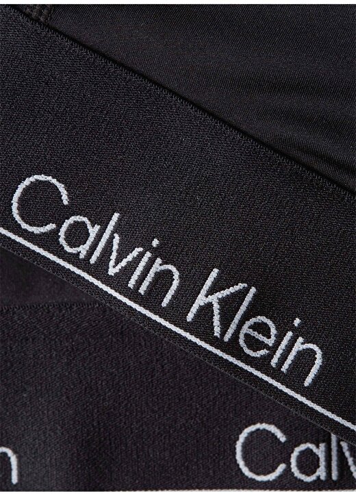 Calvin Klein Siyah Kadın U Yaka Standart Fit Sporcu Sütyeni 00GWS4K191BAE-WO - Sports Bra Low S 3