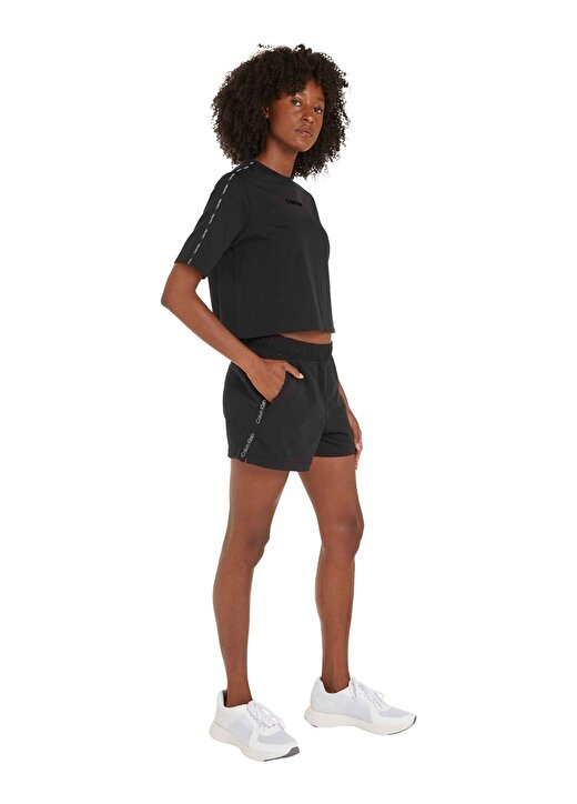 Calvin Klein Siyah Kadın Şort 00GWS4S826BAE-PW - Knit Short 2