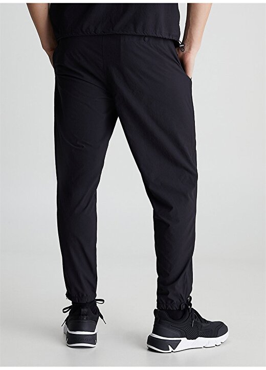 Calvin Klein Siyah Erkek Lastikli Bel Standart Fit Eşofman Altı 00GMS4P635BAE-WO - WOVEN PANT 4